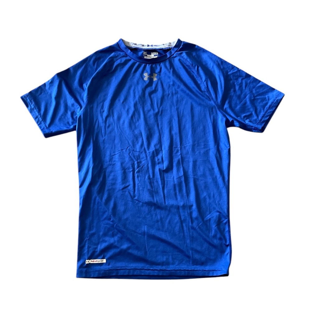 Under Armour boys Blue athletic compression T-Shirt